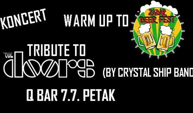 Koncert u Q baru: Tribute to The Doors