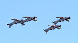 Šibenik: Akrobacijska grupa Krila oluje nakon 8 godina nastupila na Dječjem festivalu, Photo: Dusko Jaramaz/PIXSELL