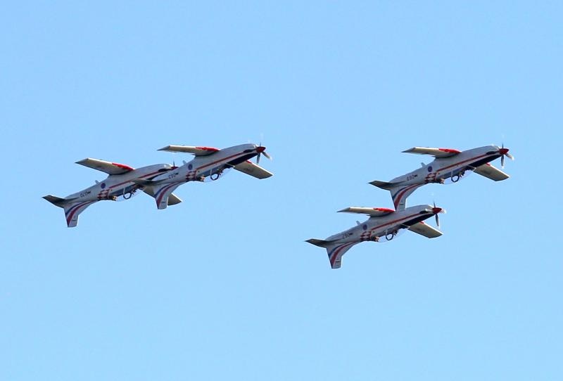 Šibenik: Akrobacijska grupa Krila oluje nakon 8 godina nastupila na Dječjem festivalu, Photo: Dusko Jaramaz/PIXSELL