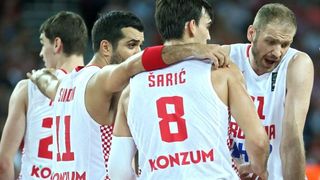 08.09.2015., Arena Zagreb, Zagreb – EuroBasket 2015., skupina C, 03. kolo, Hrvatska – Makedonija. Foto: PIXSELL 08.09.2015., Arena Zagreb, Zagreb – EuroBasket 2015., skupina C, 03. kolo, Hrvatska – Makedonija. Foto: PIXSELL