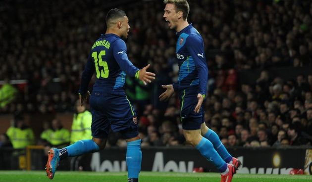 Nacho Monreal i Alex Oxlade-Chamberlain, foto: arsenal.com