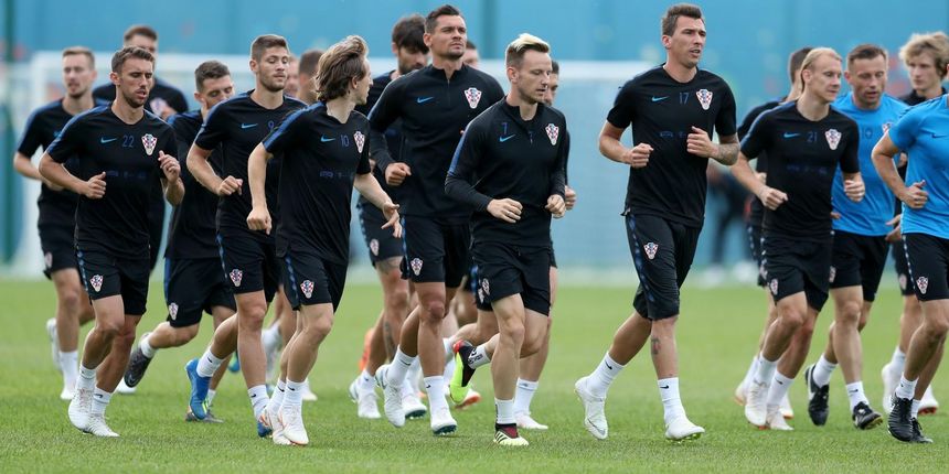 Trening hrvatske nogometne reprezentacije Trening hrvatske nogometne reprezentacije