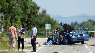 Stravična prometna nesreća u Ličkom Cerju na državnoj cesti D50