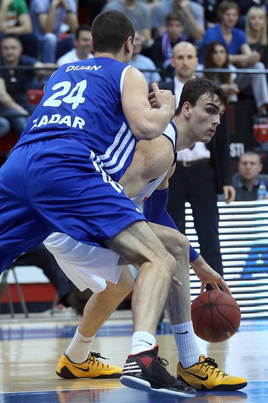 Zagreb – 7. kolo A-1 lige za prvaka, KK Cibona – KK Zadar 82-66. Photo: Goran Stanzl/PIXSELL Zagreb – 7. kolo A-1 lige za prvaka, KK Cibona – KK Zadar 82-66. Photo: Goran Stanzl/PIXSELL