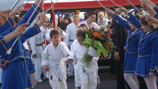 Doček Danila Domdjonija u Biogradu Doček Danila Domdjonija u Biogradu