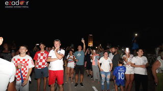 Bibinje: Navijanje za Vatrene i fešta nakon pobjede nad Engleskom