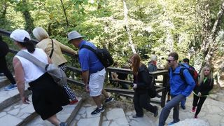 Nacionalni park Krka bilježi rekordan broj posjetitelja. Photo: Duško Jaramaz/PIXSELL