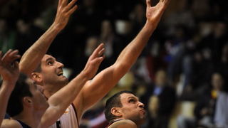 Sibenik, 240212.
Dvorana Baldelin.
Utamica 18 kola  A1 lige Jolly JBS Sibenik -Zadar.
Foto: Niksa Stipanicev / CROPIX