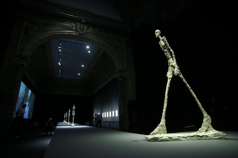 Zagreb: Eksponati izložbe Alberto Giacommeti u Umjetničkom paviljonu Zagreb: Eksponati izložbe Alberto Giacommeti u Umjetničkom paviljonu