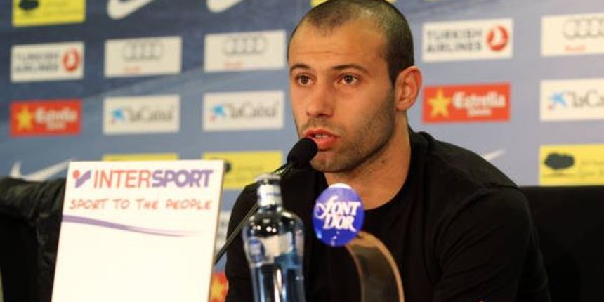 Javier Mascherano, foto: fcbarcelona.com Javier Mascherano, foto: fcbarcelona.com