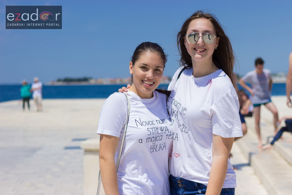 Ludijada zadarskih maturanata na Pozdravu suncu i Morskim orguljama