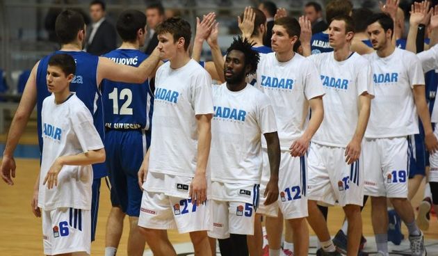 ABA liga, 26 kolo: KK Zadar – KK Sutjeska 85-83. Foto: Dino Stanin/PIXSELL