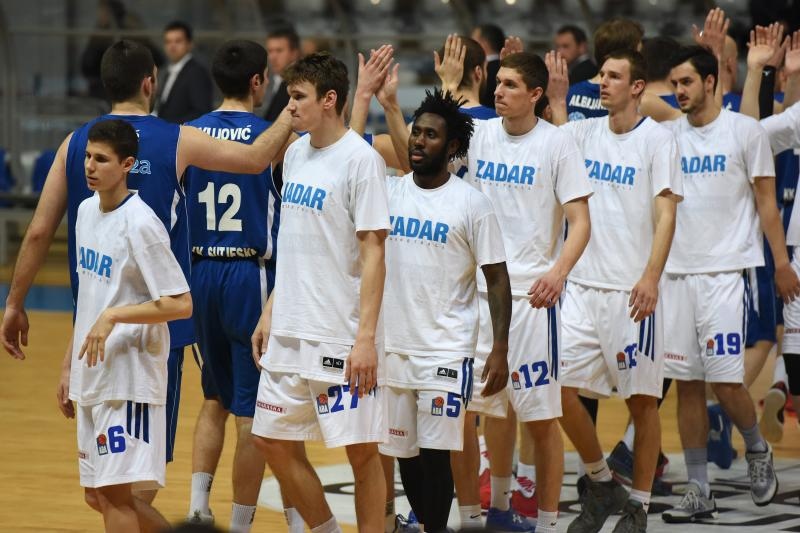 ABA liga, 26 kolo: KK Zadar – KK Sutjeska 85-83. Foto: Dino Stanin/PIXSELL