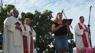 Blagosolov križa na brdu Brisnica Blagosolov križa na brdu Brisnica
