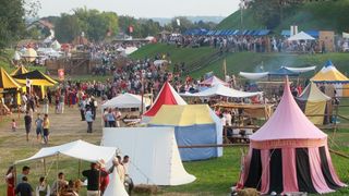 Posljednji dan devetog Renesansnog festivala na gradskim bedemima. Photo: Marijan Susenj/PIXSELL