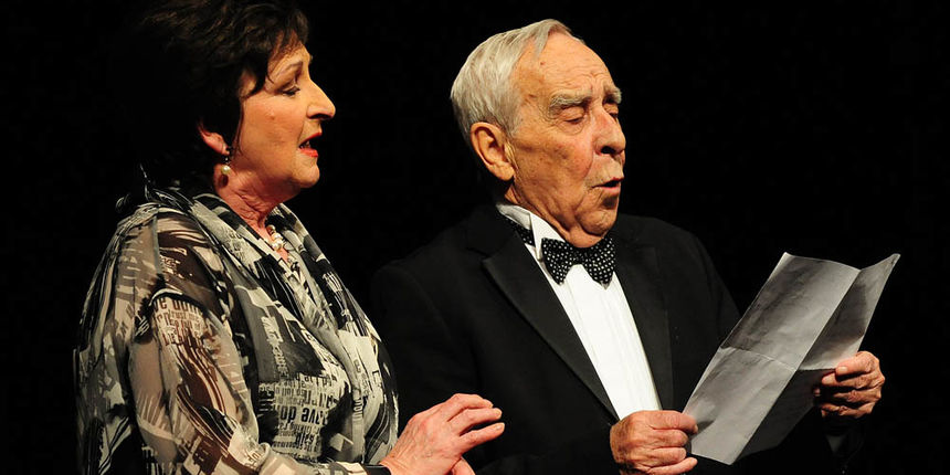 Zadar, 28.02.2013. snimio: Nenad Marčev, 
PLANET ART, 
Raymond Queneu, 
STILSKE VJEŽBE, 
Redatelj Tomislav Radić, 
Igraju: Lela Margitić i Pero Kvrgić, 
Dvorana HNK Zadar