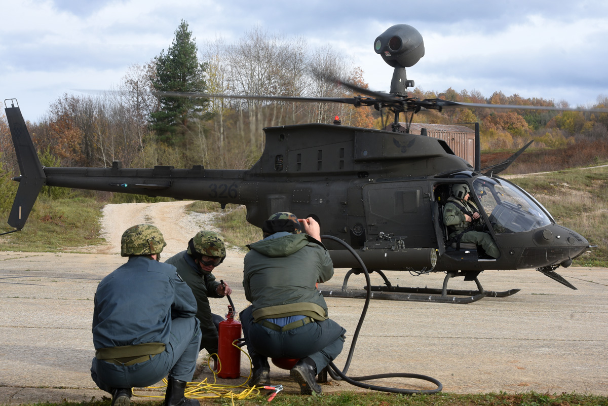 Grupna bojeva gađanja i raketiranja iz Kiowa Warrior