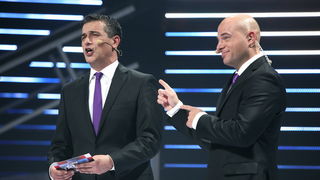 Zagreb, 121110
Super talent show Nove Tv.
Jadran film.
Na slici voditelji Igor Mesin i Rene Bitorajac.
Foto: Biljana Gaurina / CROPIX Zagreb, 121110
Super talent show Nove Tv.
Jadran film.
Na slici voditelji Igor Mesin i Rene Bitorajac.
Foto: Biljana Gaurina / CROPIX