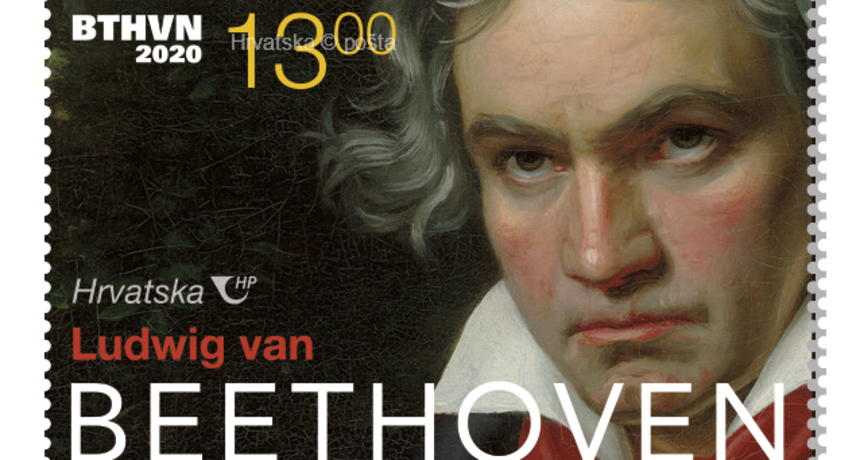 Hrvatska pošta izdaje marku u čast Ludwiga van Beethovena Hrvatska pošta izdaje marku u čast Ludwiga van Beethovena