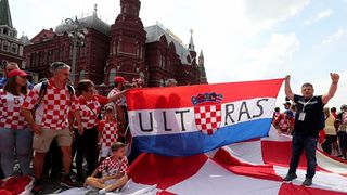 Hrvatski navijači okupirali centar Moskve!