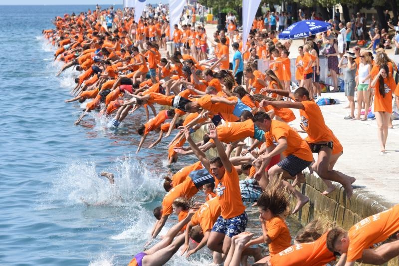 9. dm Millennium Jump za zadarske rive, Foto: Dino Stanin/PIXSELL 9. dm Millennium Jump za zadarske rive, Foto: Dino Stanin/PIXSELL