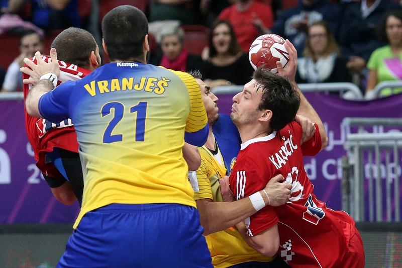 Katar – 24. svjetsko rukometno prvenstvo, 5. kolo, grupa B, Hrvatska – Bosna i Hercegovina 28-21. Photo: Goran Stanzl/PIXSELL