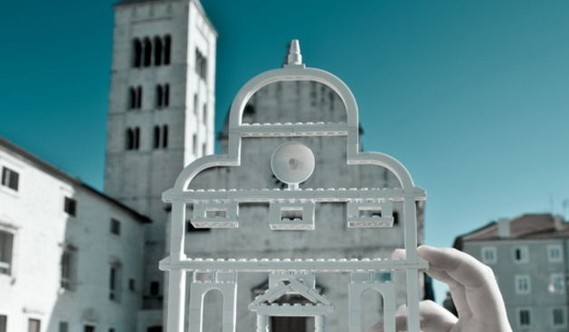 Zadar u LEGO kockicama, Autor modela: Zelimir Peris, foto: Marta Dusevic