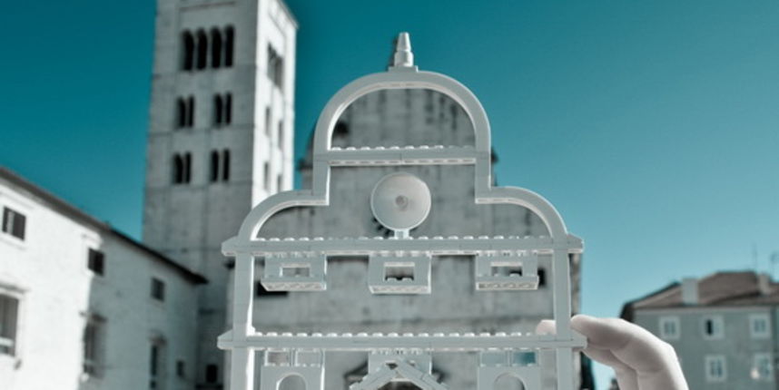 Zadar u LEGO kockicama, Autor modela: Zelimir Peris, foto: Marta Dusevic