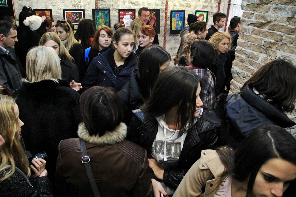 Otvorenje izložbe učenika Škole za primjenjenu umjetnost Otvorenje izložbe učenika Škole za primjenjenu umjetnost