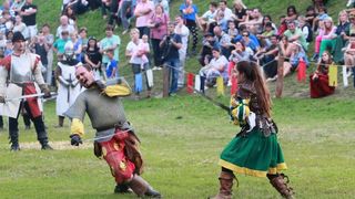 Posljednji dan devetog Renesansnog festivala na gradskim bedemima. Photo: Marijan Susenj/PIXSELL