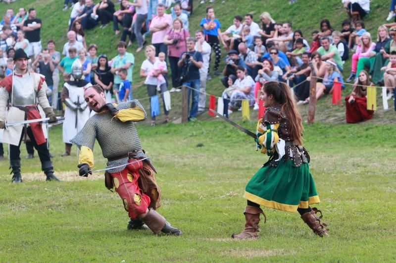 Posljednji dan devetog Renesansnog festivala na gradskim bedemima. Photo: Marijan Susenj/PIXSELL