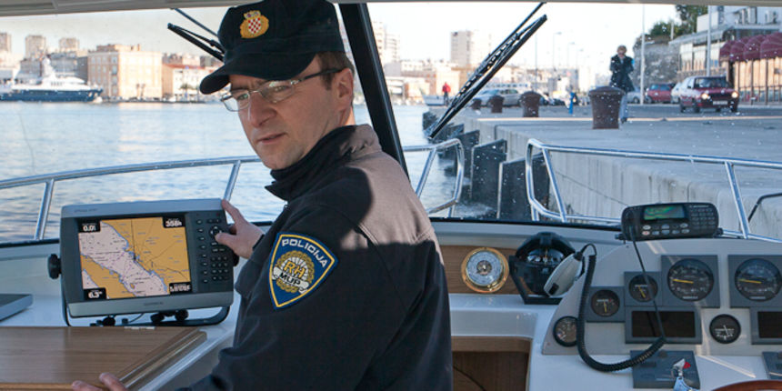 Novo plovilo Pomorske policije Novo plovilo Pomorske policije