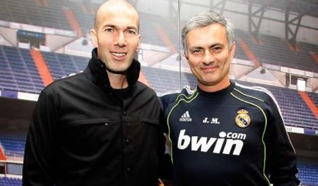 Zidane i Mourinho, foto: realmadrid.com