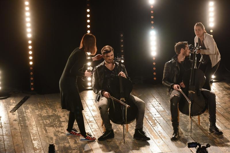 2CELLOS u rovinjskom kazalištu Antonio Gandusio nastavili su snimanje novog spota. Foto: Duško Marušić/PIXSELL
