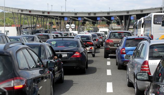 Bregana: Velika prometna gužva na hrvatsko-slovenskoj granici