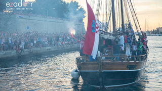 Veličanstven doček četvorice zadarskih Vatrenih Veličanstven doček četvorice zadarskih Vatrenih