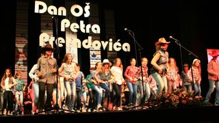 U HNK Zadar održana je priredba u povodu Dana OŠ Petra Preradovića na kojoj su nastupili učenici ali i profesori, Foto: Marija Cvetković