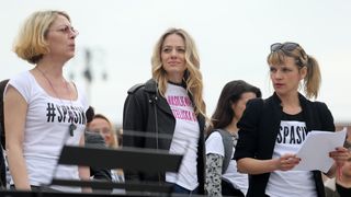 Bivši partner Jelene Veljače stigao na Tomislavov trg Bivši partner Jelene Veljače stigao na Tomislavov trg