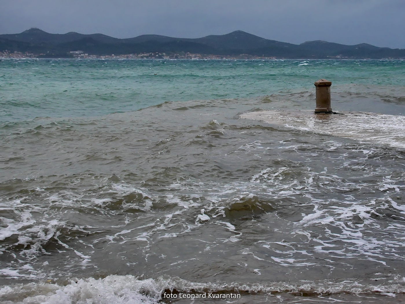 Olujno jugo u Zadru, nedjelja 6. prosinca 2020. godine