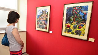 Svečano otvorena izložba slika fra Petra Perice Vidića