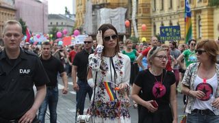 Održan je XV Zagreb Pride pod motom Još Hrvatska ni propala. Photo: PIXSELL Održan je XV Zagreb Pride pod motom Još Hrvatska ni propala. Photo: PIXSELL