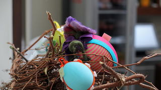 Restoran Bar Atrij: Prodajna izložba uskrsnih pisanica Silvijane Dražović, Foto: Saša Čuka Restoran Bar Atrij: Prodajna izložba uskrsnih pisanica Silvijane Dražović, Foto: Saša Čuka