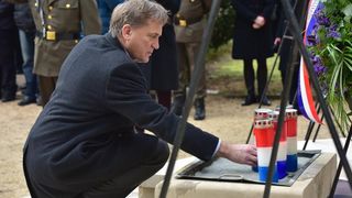 Svecanim postrojavanjem i mimohodom kroz grad postrojbi sudionica obiljezena je 22. obljetnica vojno-redarstvene akcije Maslenica. Photo: Dino Stanin/PIXSELL Svecanim postrojavanjem i mimohodom kroz grad postrojbi sudionica obiljezena je 22. obljetnica vojno-redarstvene akcije Maslenica. Photo: Dino Stanin/PIXSELL