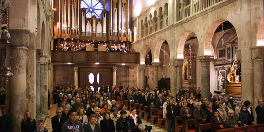 Veliki Četvrtak u katedrali sv. Stošije (Foto:Saša Čuka)