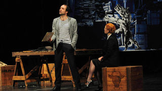 Zadar, 24.04.2013. snimio: Nenad Marčev 
dramska pretplata 
Kazalište PLAYDRAMA, Split 
Jeffrey Hatcher 
PICASSO 
redateljica: Nenni Delmestre 
igraju: Elvis Bošnjak, Lana Helena Hulenić 
Velika dvorana HNK Zadar