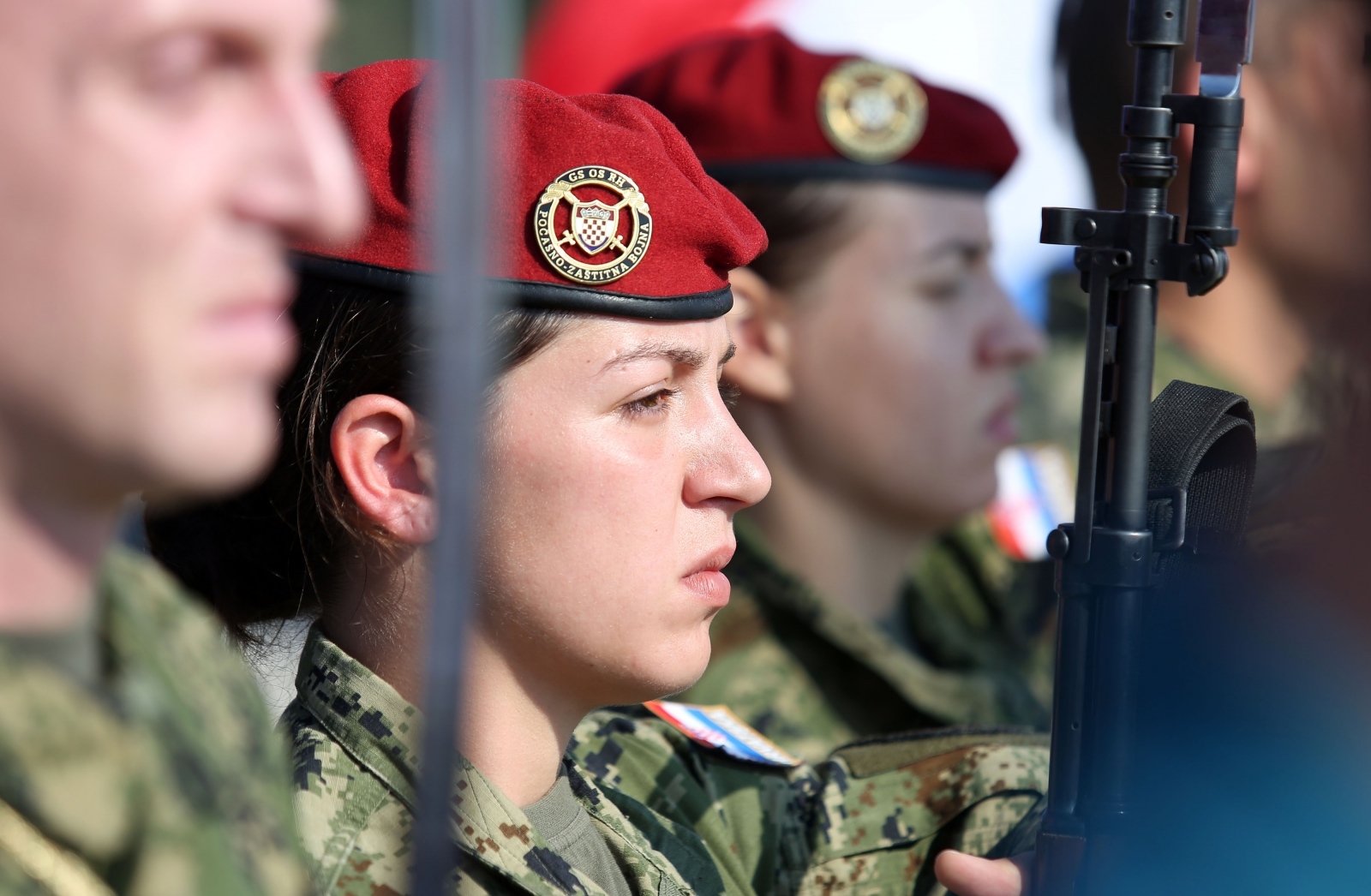 Generalna proba na kninskoj tvrđavi uoči svečane proslave 23. obljetnice VRO Oluja