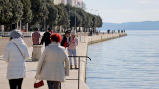 Sunčana nedjelja u Zadru, 2. veljače 2025.