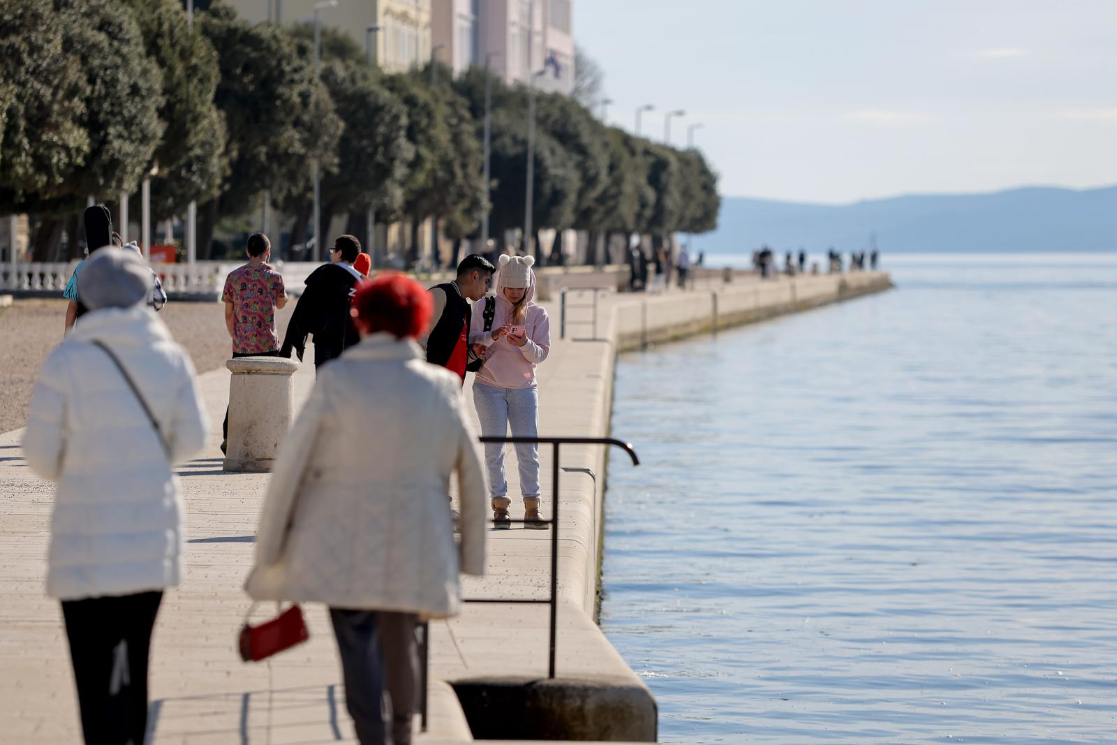 Sunčana nedjelja u Zadru, 2. veljače 2025.
