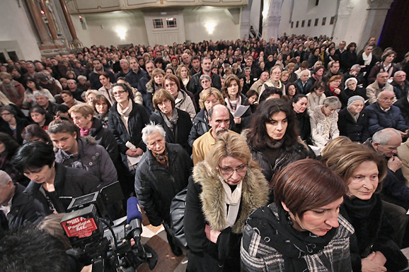 Božićni klapski koncert u crkvi Sv. Frane (foto:Saša Čuka)