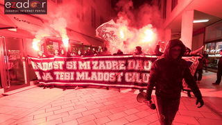 Okupljanje Tornada na Forumu i korteo do Krešinog doma Okupljanje Tornada na Forumu i korteo do Krešinog doma